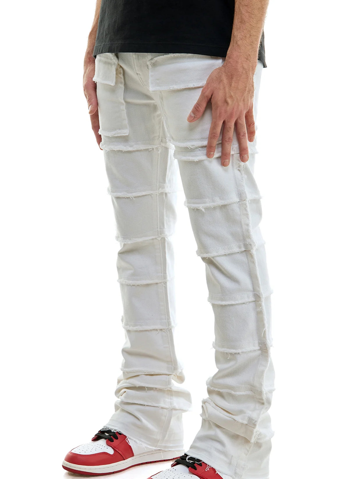 Skinny Flare White