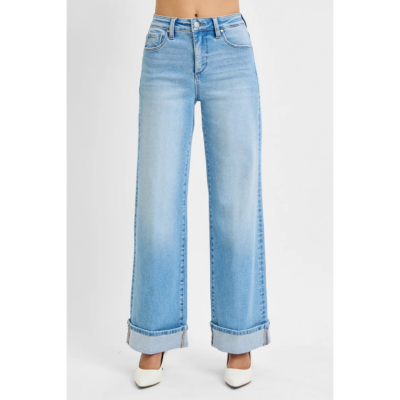 Natalie - Risen Tummy Control High Rise Long Inseam Wide Cuffed