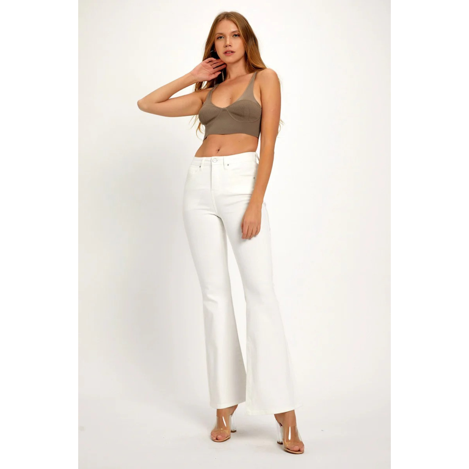 Vanna - Risen Tummy Control High Rise Flare Pants - Image 2