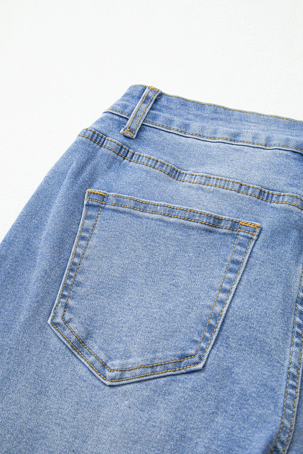 Jamie - Raw Hem Unique Cuffs Straight High Rise Loose Jeans - Image 7