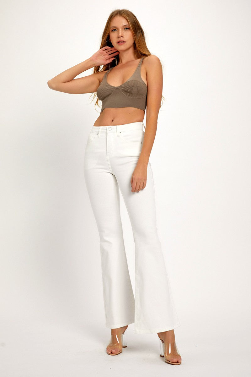 Vanna - Risen Tummy Control High Rise Flare Pants - Image 4