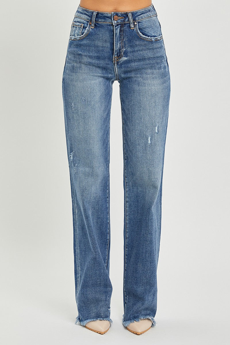 High Rise Long Straight Jeans FINAL SALE - Image 2