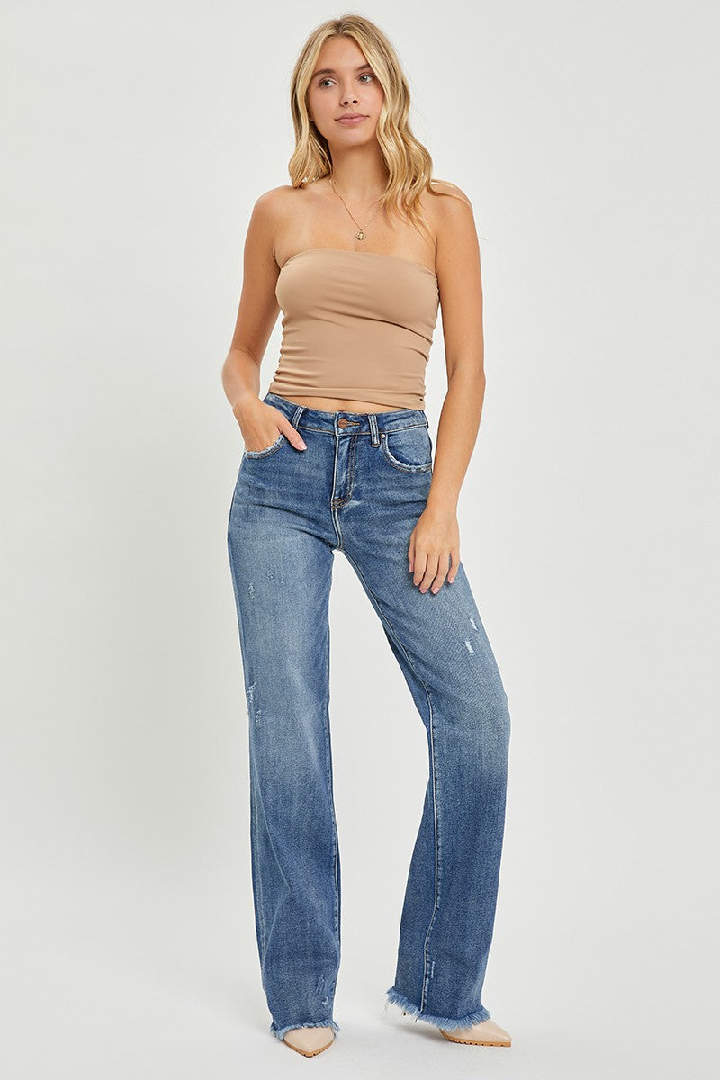 High Rise Long Straight Jeans FINAL SALE - Image 6