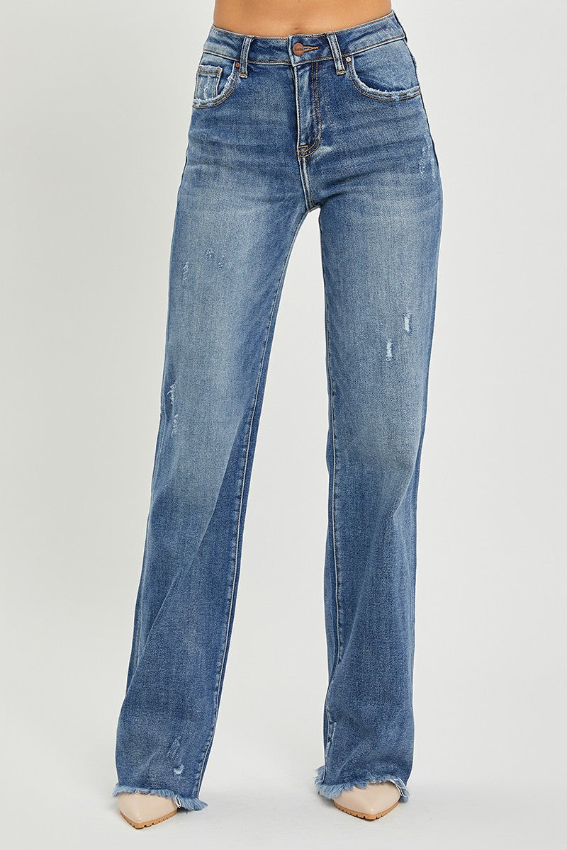 High Rise Long Straight Jeans FINAL SALE - Image 4