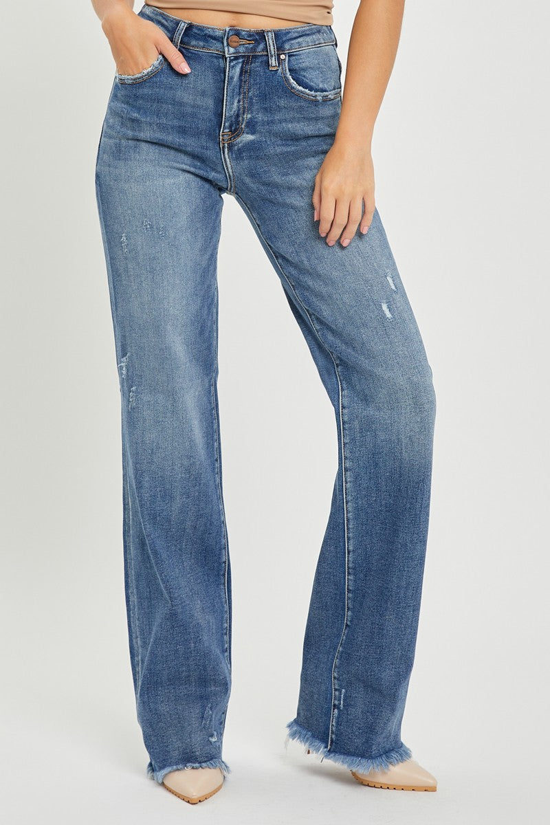 High Rise Long Straight Jeans FINAL SALE