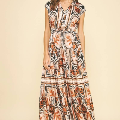 Lyric - Floral Tiered Maxi Dress - Image 4