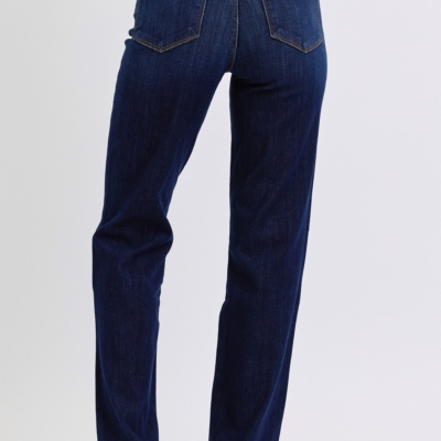 Alternative view of High Waist Straight Jeans
