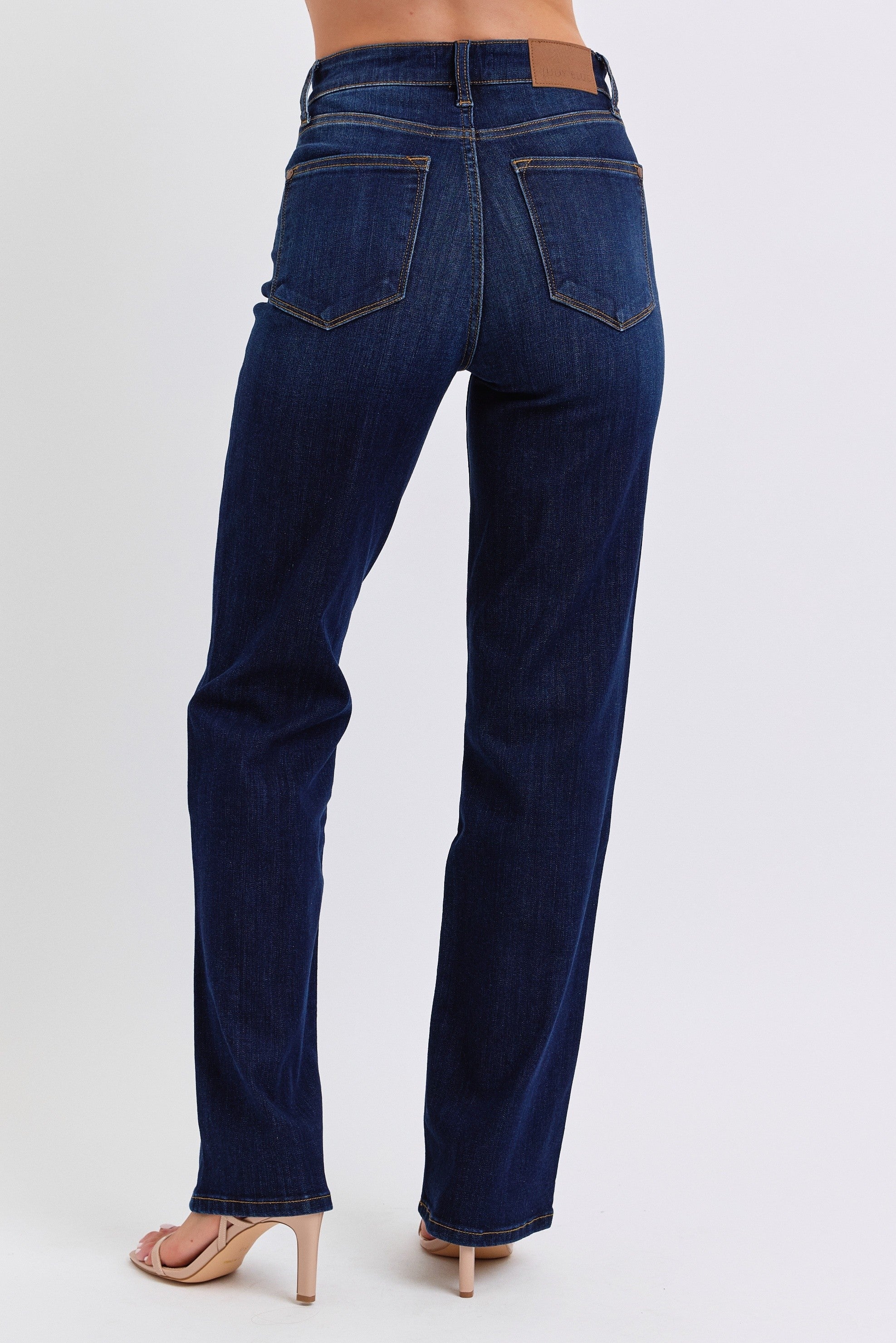 High Waist Straight Jeans - Image 2