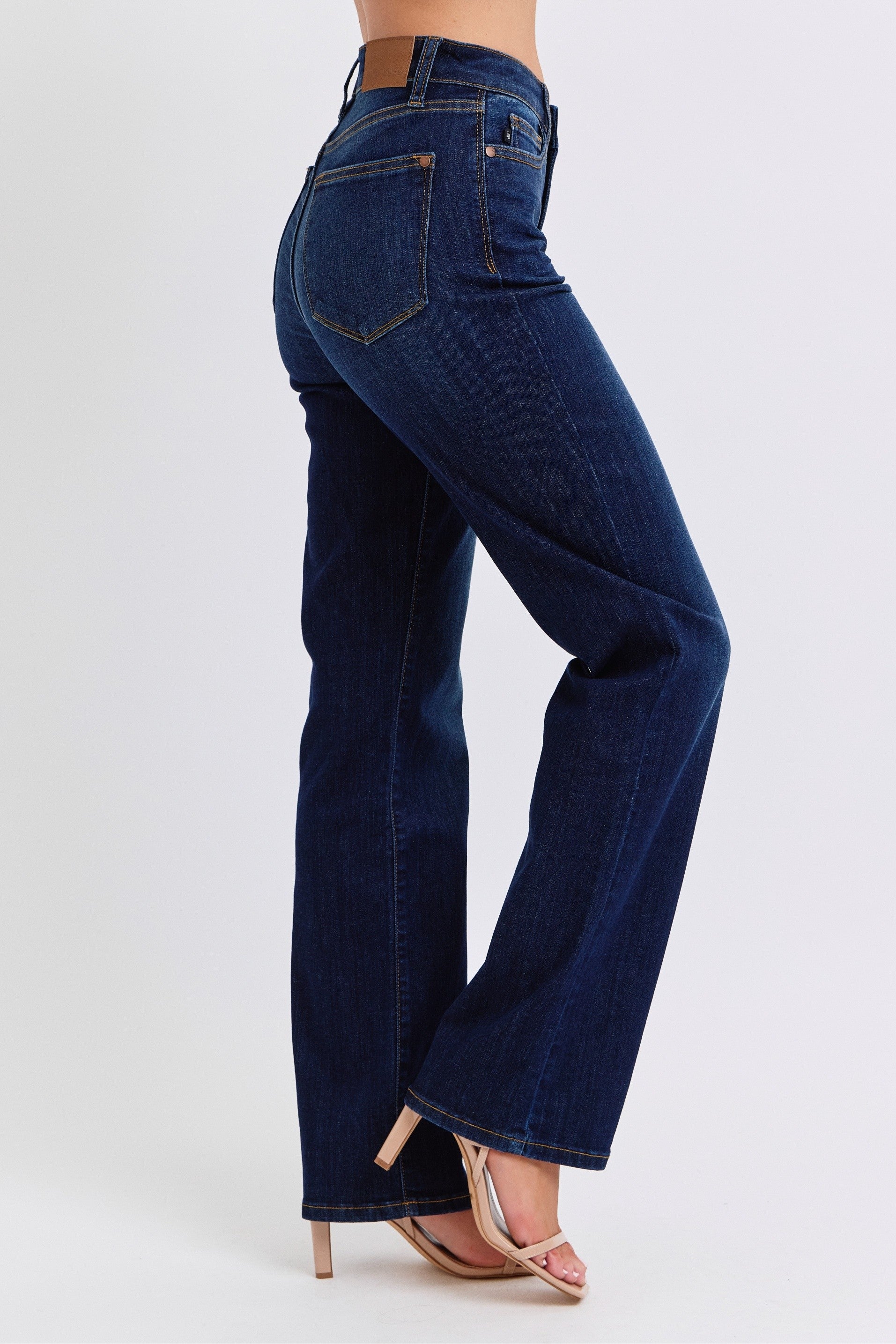 High Waist Straight Jeans - Image 3