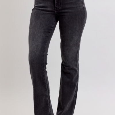 Black High Waist Tummy Control Bootcut - 2 Lengths