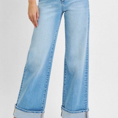 Natalie - Risen Tummy Control High Rise Long Inseam Wide Cuffed - Image 5