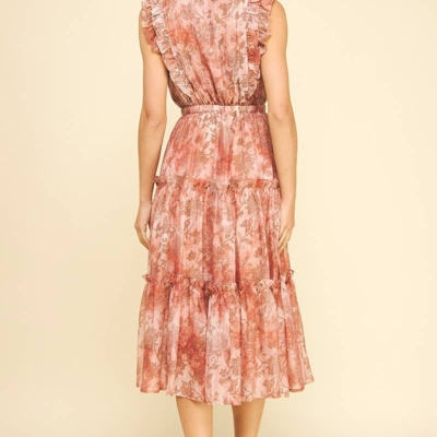 Janette- Floral Tiered Midi Dress - Image 8