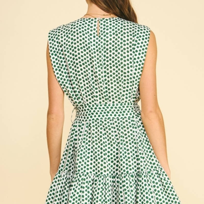 ARIEL - POLKA DOT TIERED MINI DRESS - Image 5