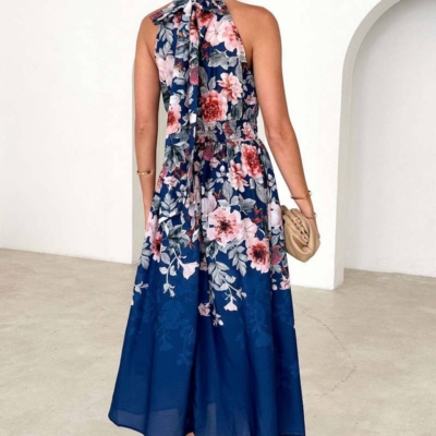 Alternative view of TINSLEY- Floral Halter Dress