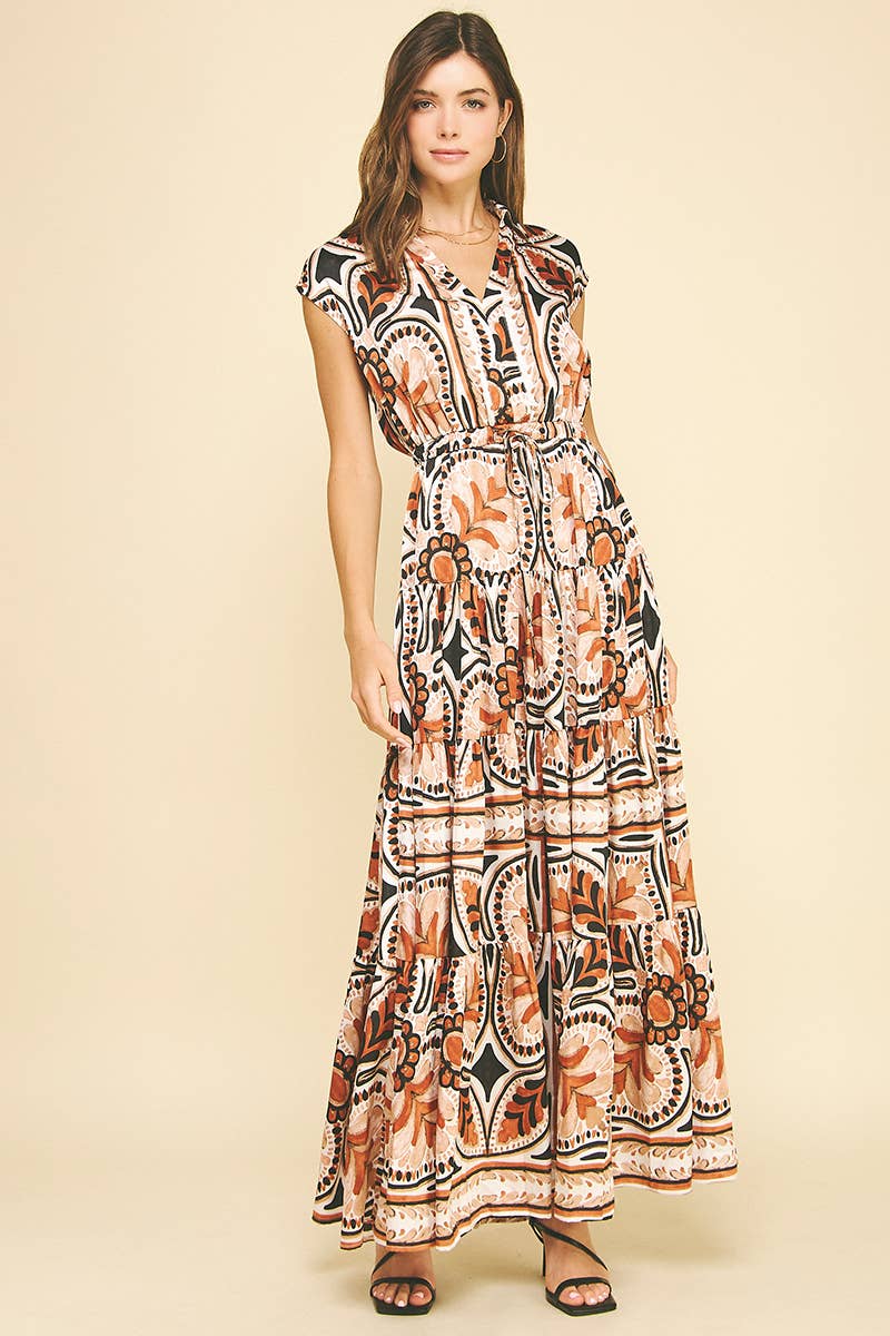 Lyric - Floral Tiered Maxi Dress
