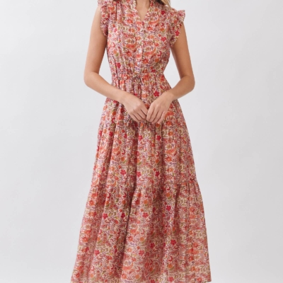 Alternative view of Karen - Floral Tiered Maxi Dress
