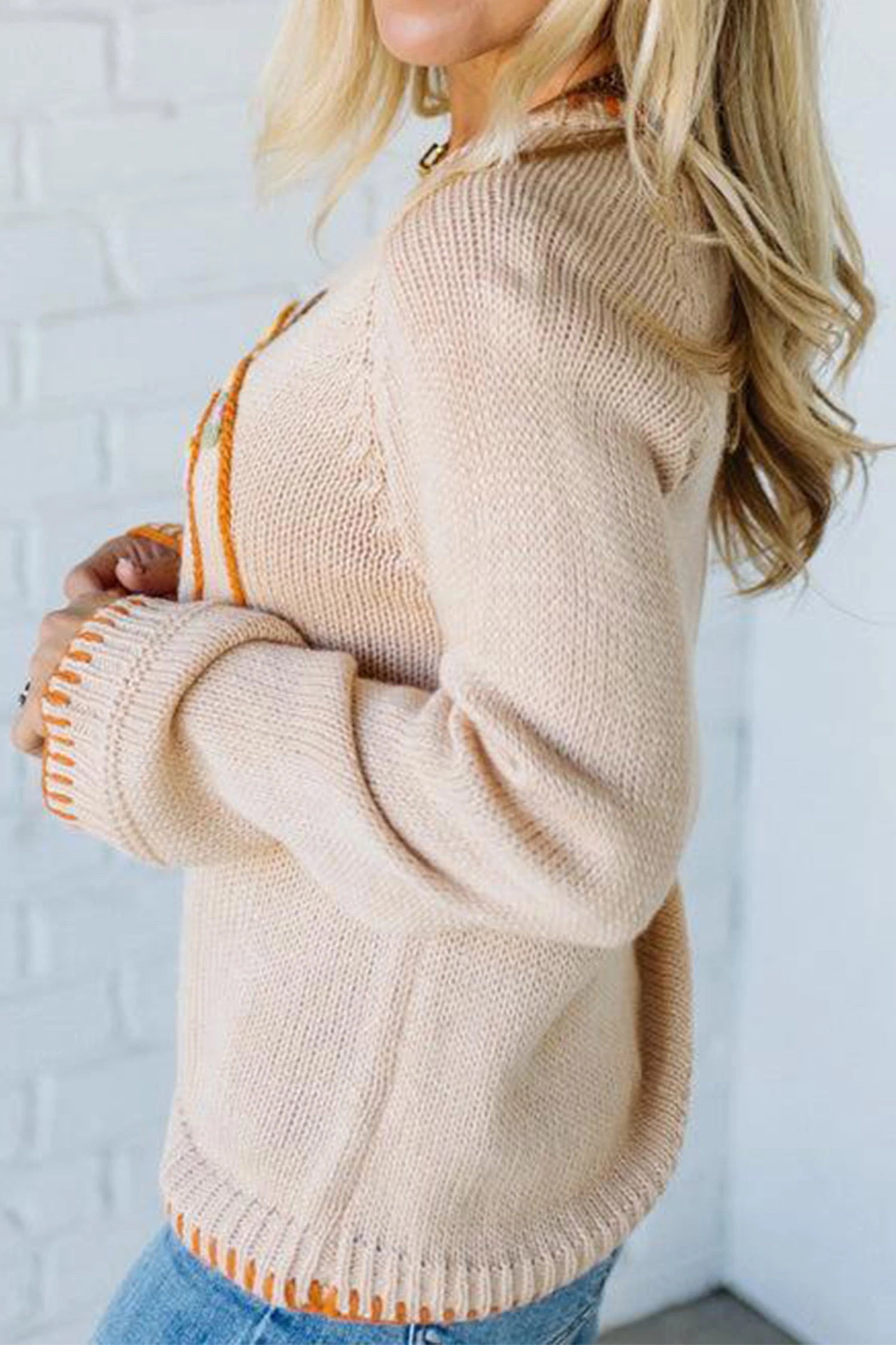 Sonya - Parchment Pumpkin Sweater - Image 4