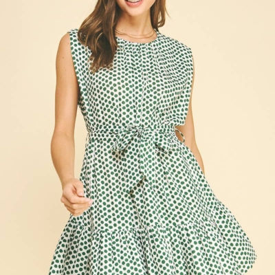 Alternative view of ARIEL - POLKA DOT TIERED MINI DRESS