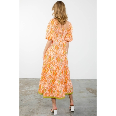 FINAL SALE Hyacinth - Puff Sleeve Tierred Maxi Dress - Image 5
