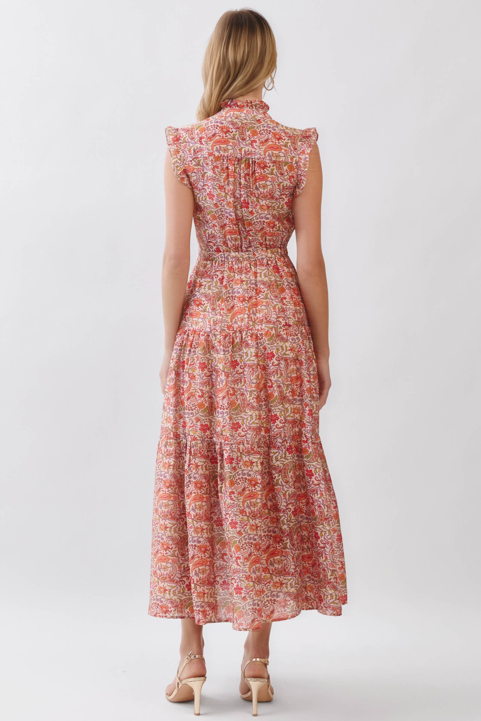 Karen - Floral Tiered Maxi Dress - Image 6
