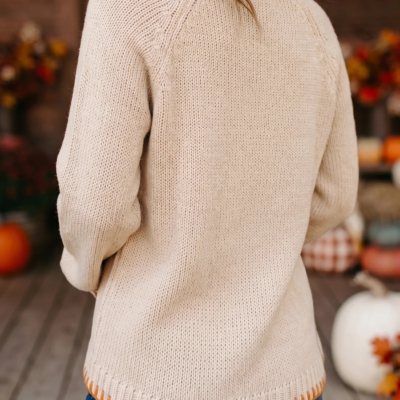 Alternative view of Sonya - Parchment Pumpkin Sweater
