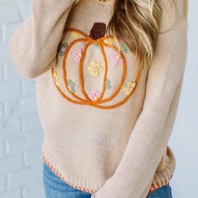 Sonya - Parchment Pumpkin Sweater - Image 6