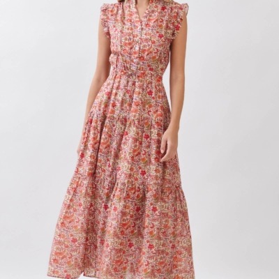 Karen - Floral Tiered Maxi Dress