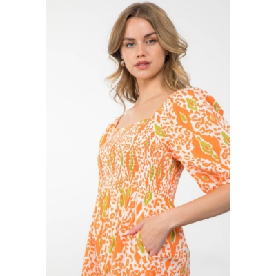 FINAL SALE Hyacinth - Puff Sleeve Tierred Maxi Dress - Image 4