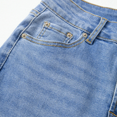Jamie - Raw Hem Unique Cuffs Straight High Rise Loose Jeans - Image 6