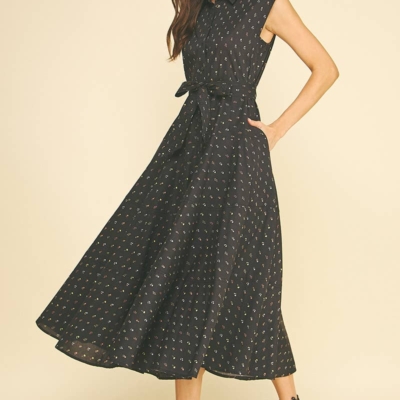 BLAIR- FLORAL BUTTON DOWN MIDI DRESS - Image 4