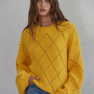 Lily - Yellow Sweater