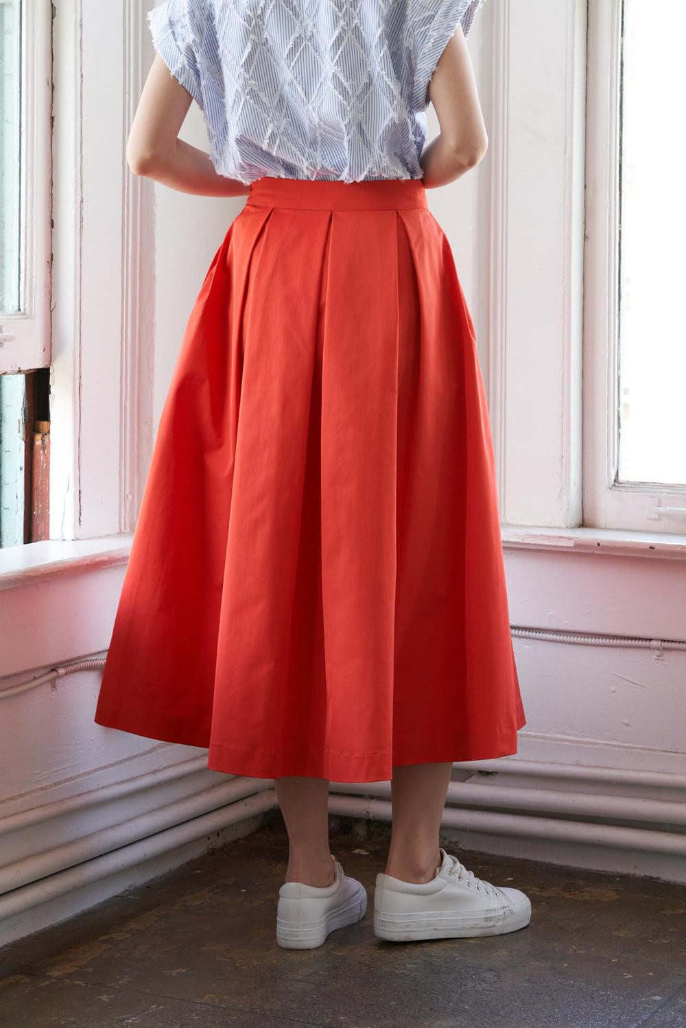 LOVE OF MINE WOVEN MIDI SKIRT - Image 7
