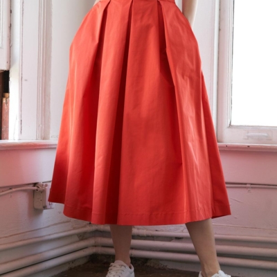 LOVE OF MINE WOVEN MIDI SKIRT - Image 6
