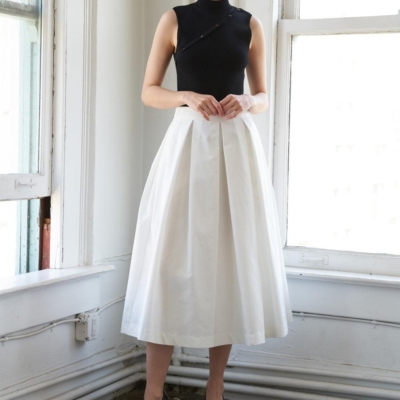 LOVE OF MINE WOVEN MIDI SKIRT - Image 3
