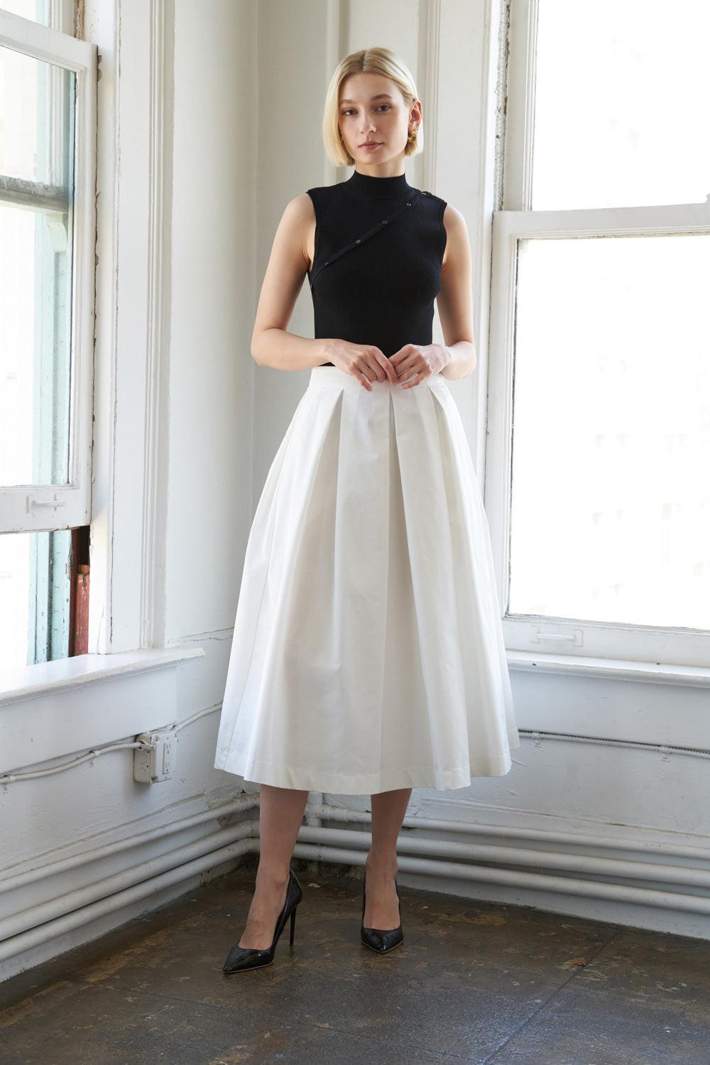 LOVE OF MINE WOVEN MIDI SKIRT - Image 3