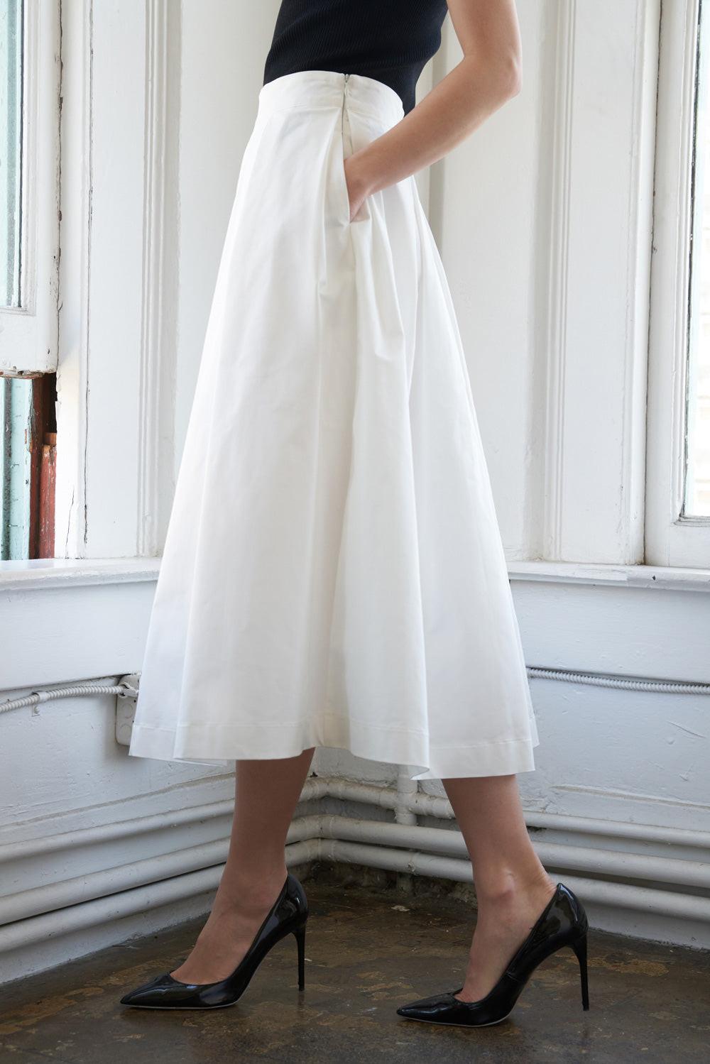 LOVE OF MINE WOVEN MIDI SKIRT - Image 8