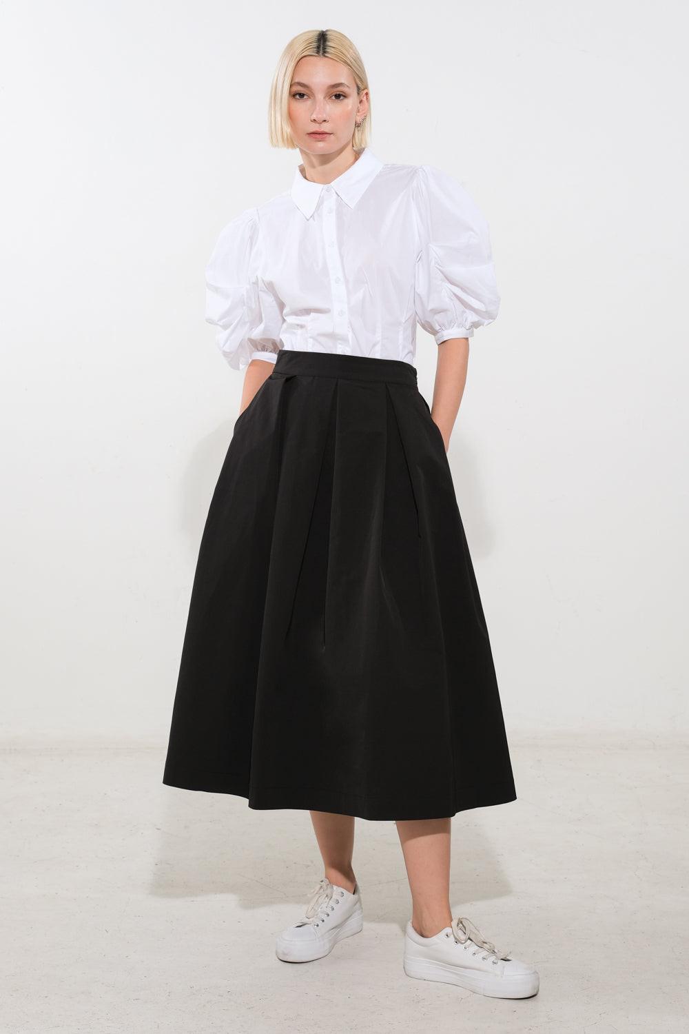 LOVE OF MINE WOVEN MIDI SKIRT - Image 21