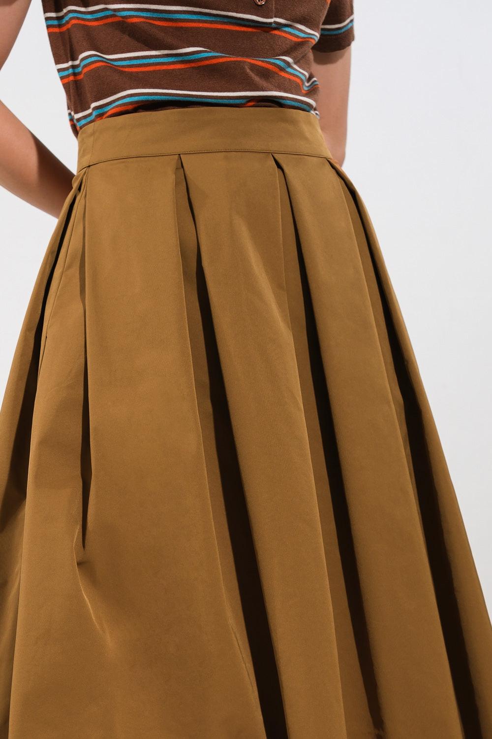 LOVE OF MINE WOVEN MIDI SKIRT - Image 13