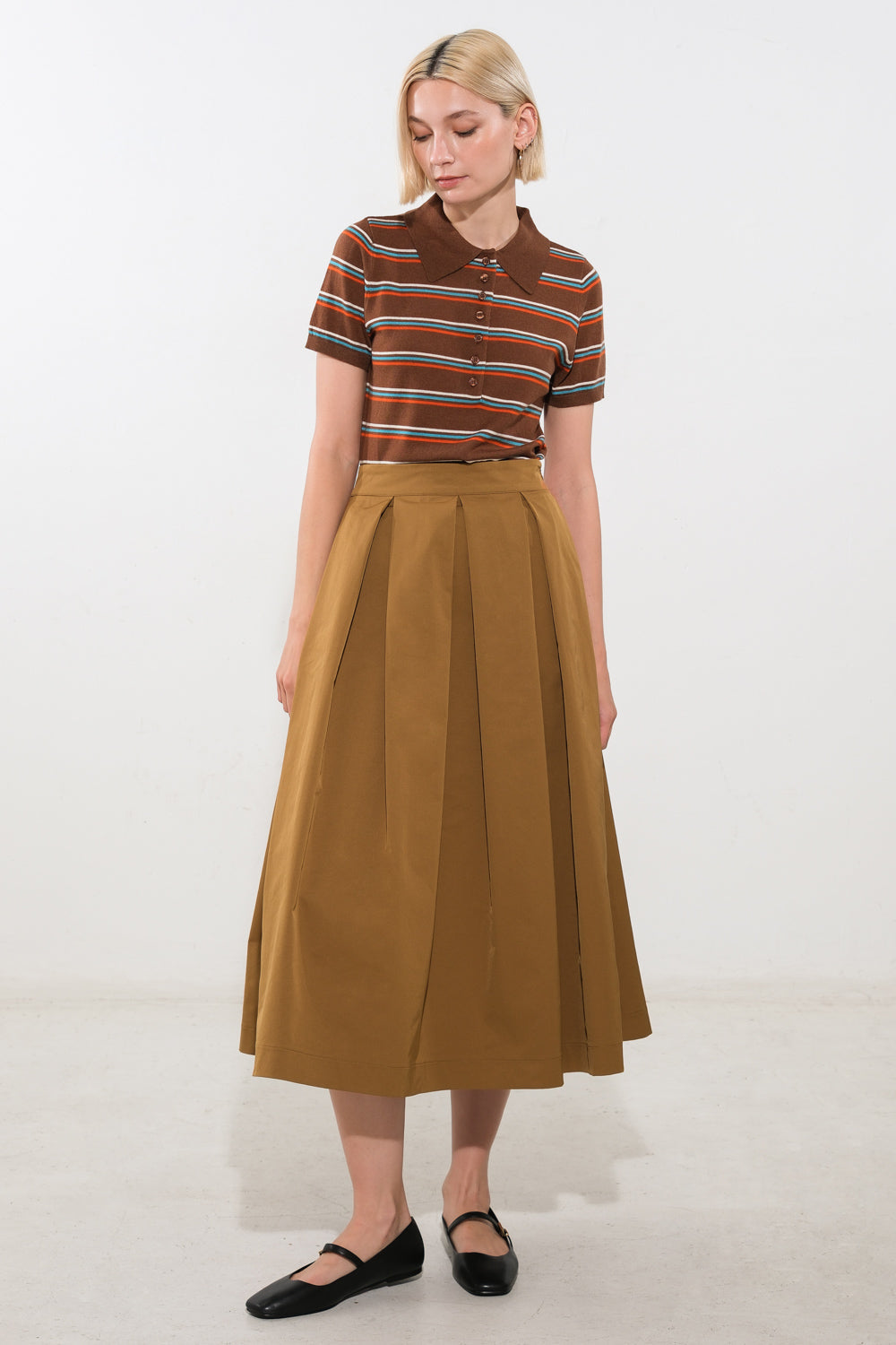 LOVE OF MINE WOVEN MIDI SKIRT - Image 14