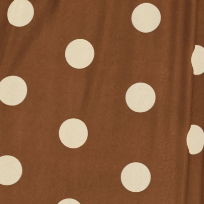 FRENCH GIRL POLKA DOT POWER MESH MIDI SKIRT - Image 7