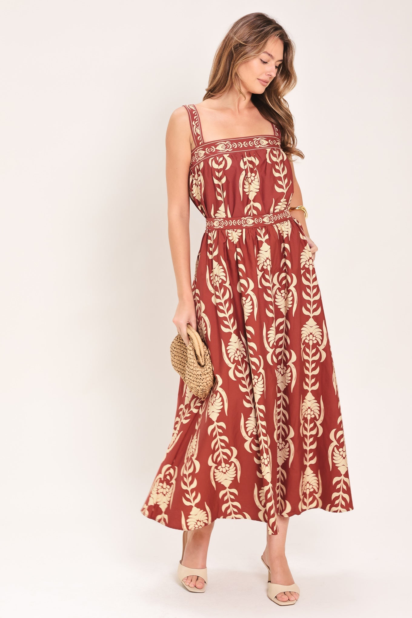 WAIKIKI SUNSET WOVEN ANKLE SKIRT - Image 4