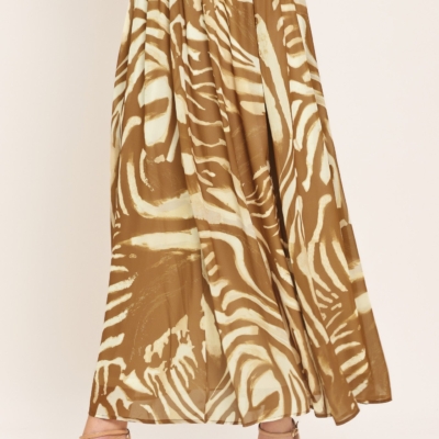 SAVANNAH BREEZE WOVEN MIDI SKIRT - Image 5