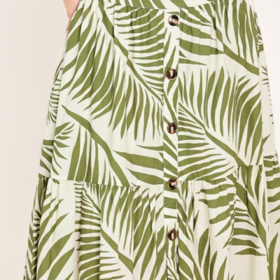 COASTAL CANOPY WOVEN MAXI SKIRT - Image 3