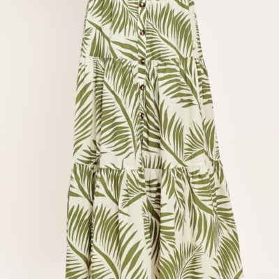 COASTAL CANOPY WOVEN MAXI SKIRT