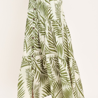 COASTAL CANOPY WOVEN MAXI SKIRT - Image 5