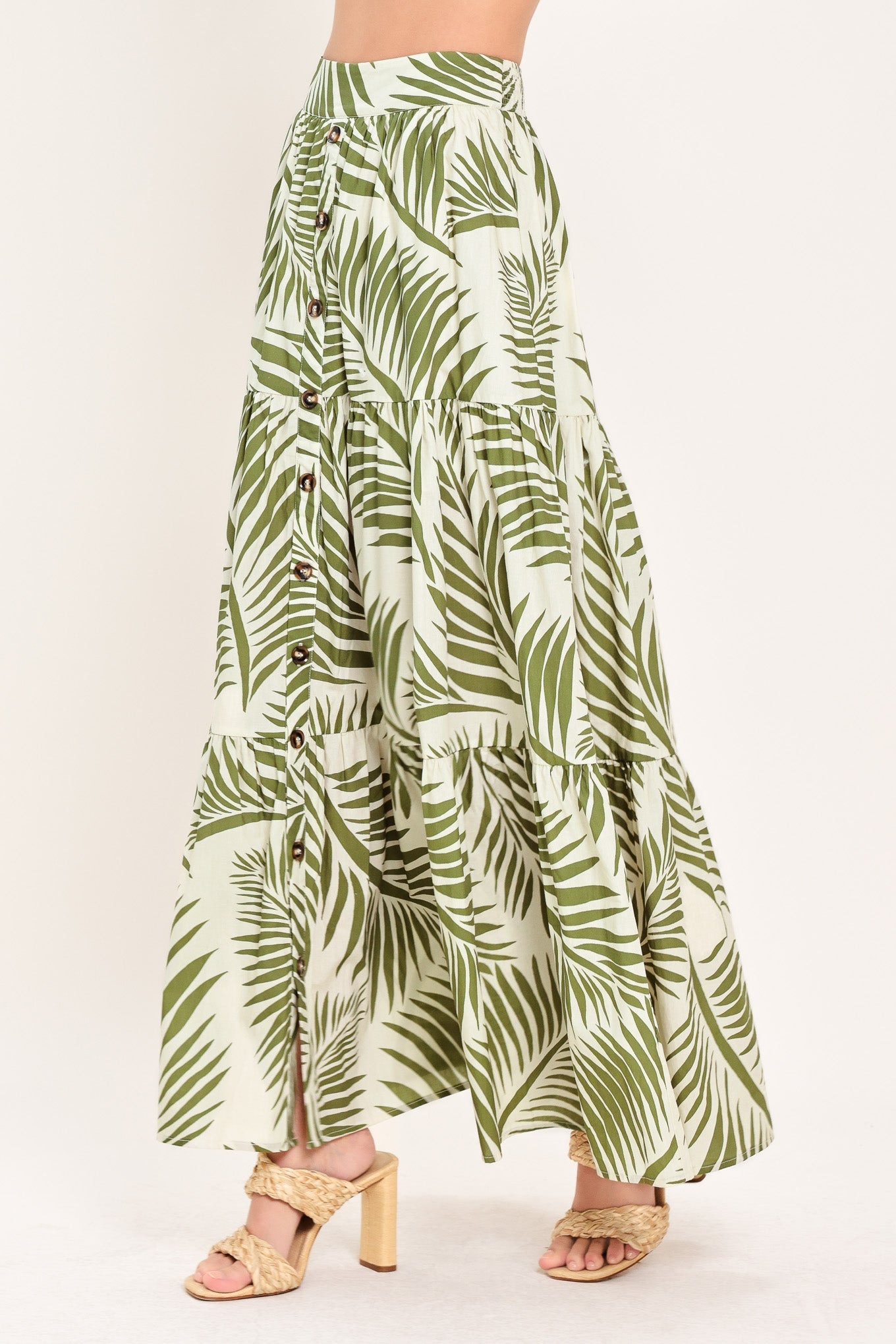 COASTAL CANOPY WOVEN MAXI SKIRT - Image 5