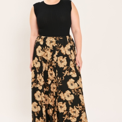 EARTHEN FLOWER FANTASY POWER MESH FULL MAXI SKIRT - Image 7