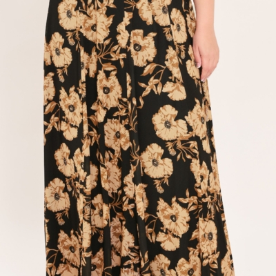 EARTHEN FLOWER FANTASY POWER MESH FULL MAXI SKIRT - Image 8
