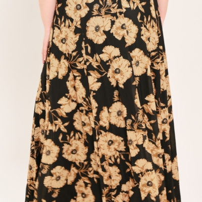 EARTHEN FLOWER FANTASY POWER MESH FULL MAXI SKIRT - Image 12