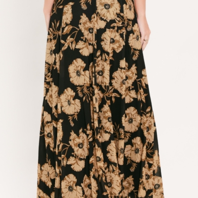 EARTHEN FLOWER FANTASY POWER MESH FULL MAXI SKIRT - Image 6